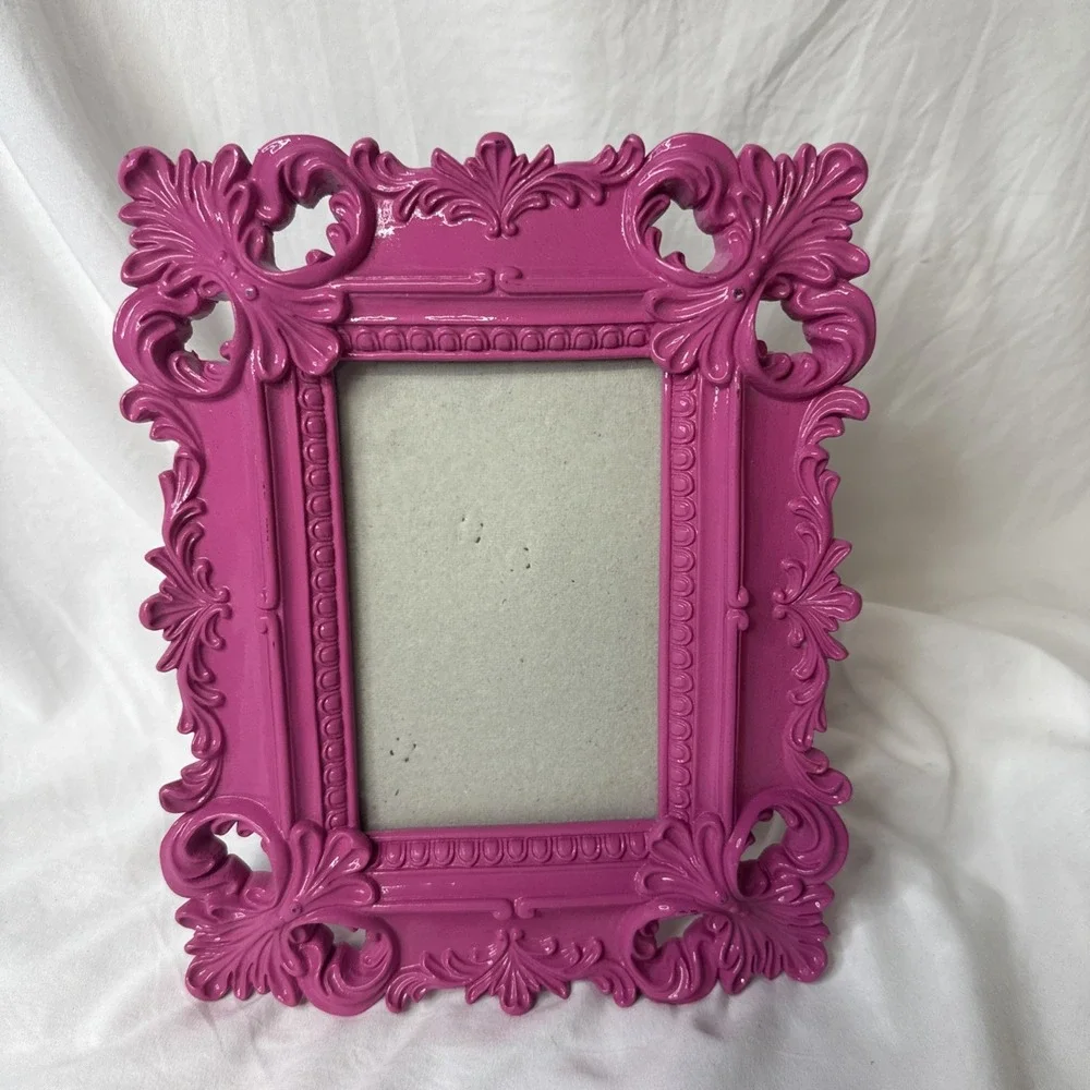 Diva Hot Pink Picture Frame French Baroque Art Wall Tabletop 8